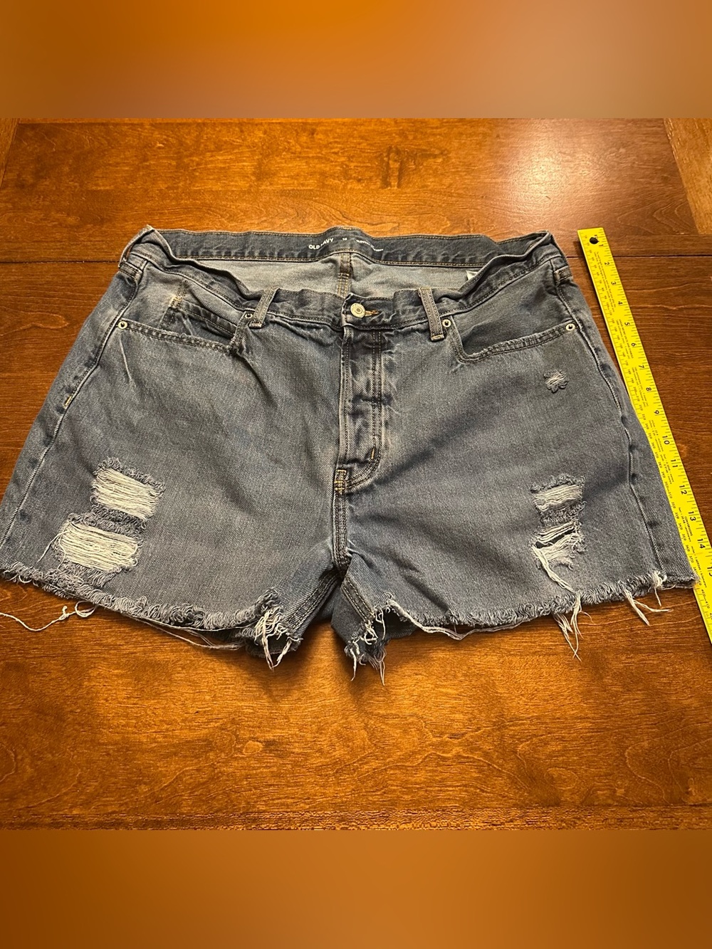 Old Navy Distressed Denim Jean Shorts - Blue
